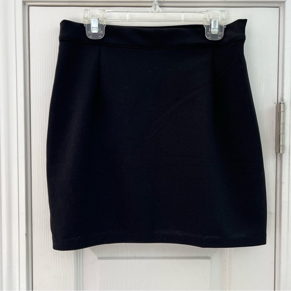 Shein Black Pencil Skirt Size Petite M - Picture 2 of 8